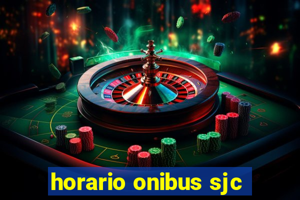 horario onibus sjc